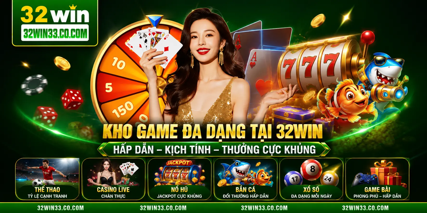 kho game 32win đa dạng hấp dẫn