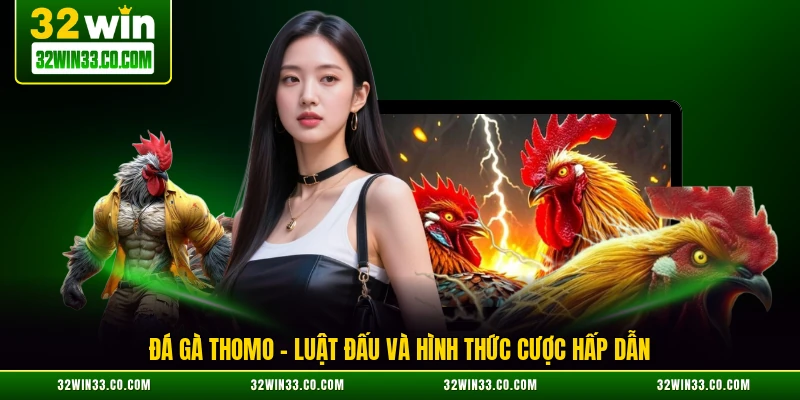 đá gà thomo luật đấu và hình thức cược hấp dẫn