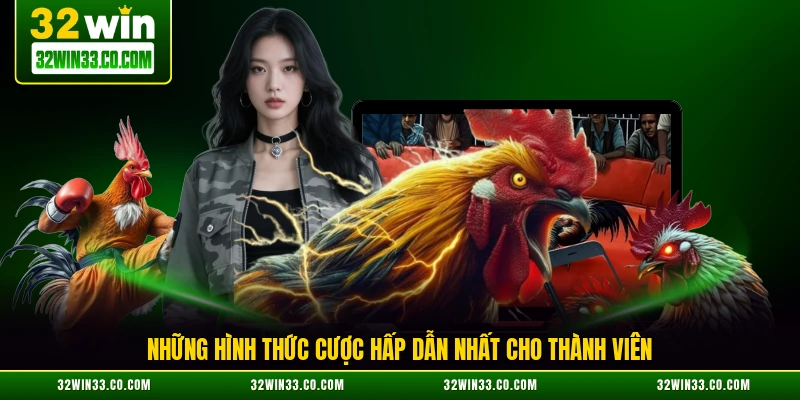 Những hình thức cược hấp dẫn nhất cho thành viên